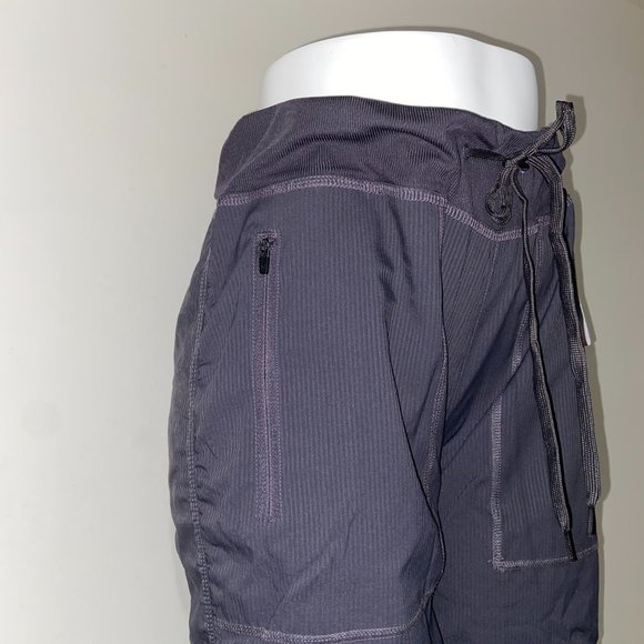 MARIKA GRAY STRETCH WOVEN YOGA PANTS - XL/L - Picture 3 of 15